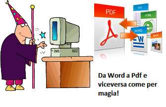 Come creare file PDF da Word e viceversa